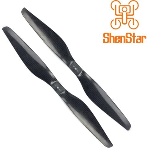 1355 3K Carbon Fiber Propellers 13inch CW CCW CF Props for DIY Multicopter Drone Accessory Black with 3holes