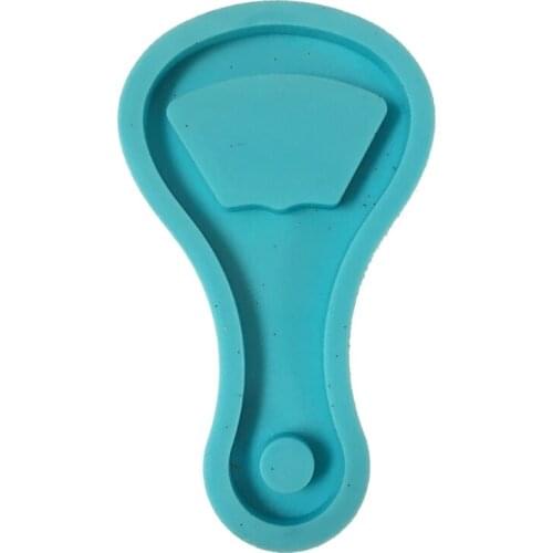 DIY Heart Round Keychain Silicone Resin Mold Scissors Bottle Opener Pendant Silicone Resin Casting Mold Art Craft Tools W0YA