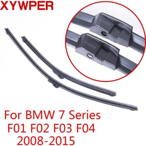 XYWPER Wiper Blades for BMW 7 Series F01 F02 F03 F04 2008 2009 2010 2011 2012-2015 Car Accessories Soft Rubber Windshield Wiper