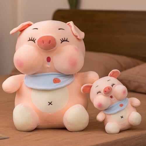 Cute 23/40/50CM Pig Plush Toys Soft Stuffed Kawaii Animal Piggy Pillow Lovely Doll for Kids Children Girls Gift Sofa Decor