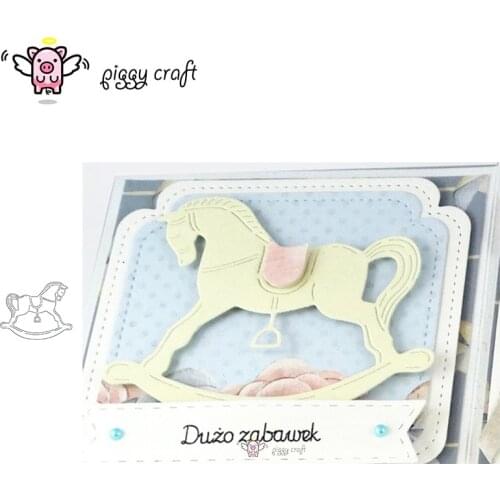 Piggy Craft metal cutting dies cut die mold Trojan toy Scrapbook paper craft album card punch knife art cutter die