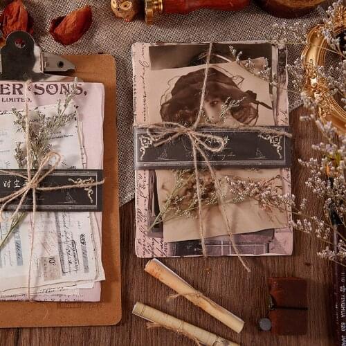 Vintage Medieval Material Package Background Material Paper Junk Journal Planner Scrapbooking Vintage Decorative DIY Craft Paper