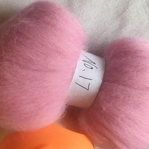 WFPFBEC 70s Australia COMBED 100% WOOL fiber merino diy wool for neddles felting 50g 100g NO.17