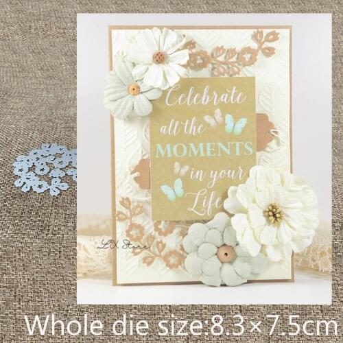 XLDesign Craft Metal Cutting Die cut dies flower leaves decoration scrapbook Album Paper Card Craft Embossing die cuts