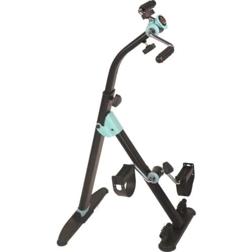 LCD Display Mini Exercise Bike Indoor Portable Fitness Vertical Stepper Elder Hands And legs Training Bicycle Fitness Equipment