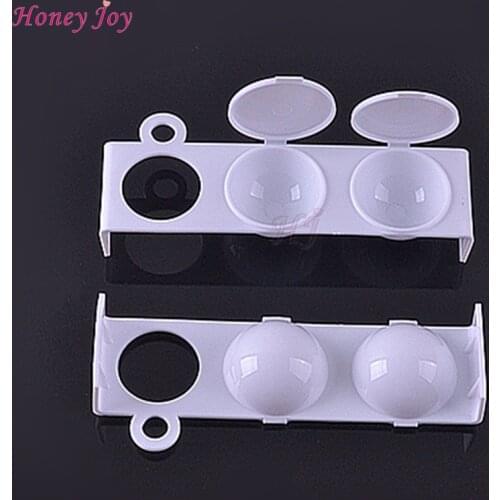 1pc Dappen Dish with Triple Holes for Mixing Acrylic Liquid and Acrylic Powder,Acrylic Pen Cleaner Washing Cup, Paint Container