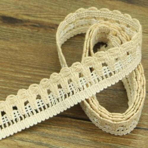 1 yards high quality pure cotton lace sewing household clothing accessories DIY material wedding decoration