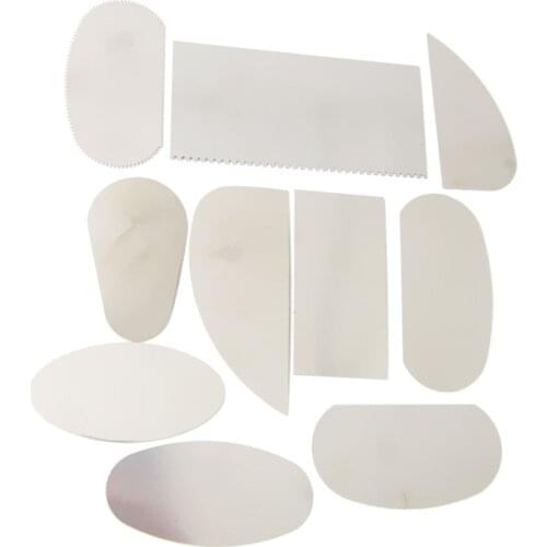 10pcs Steel Pottery Clay Molding Ceramics Sharp Cutting Tools Scraper Crafts