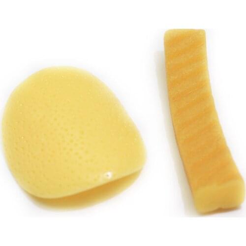 100/50pcs Resin Simulation Prawn Strips Prawn Crackers Kawaii Cabochons Crafts DIY Home Wedding Decorations