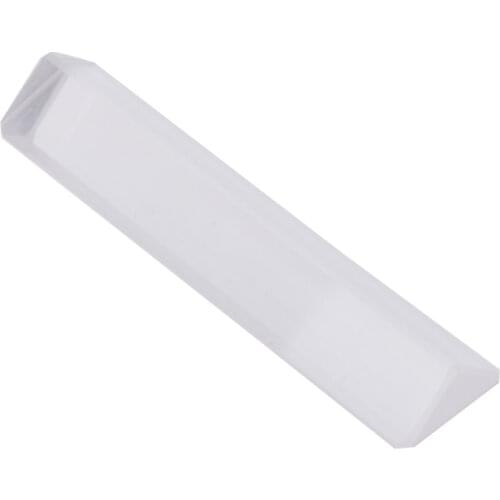 3 Inch K9 Optical Glass Triangular Prism for Teaching Light Spectrum Physics Right Angle Reflecting Photo Photography Prism