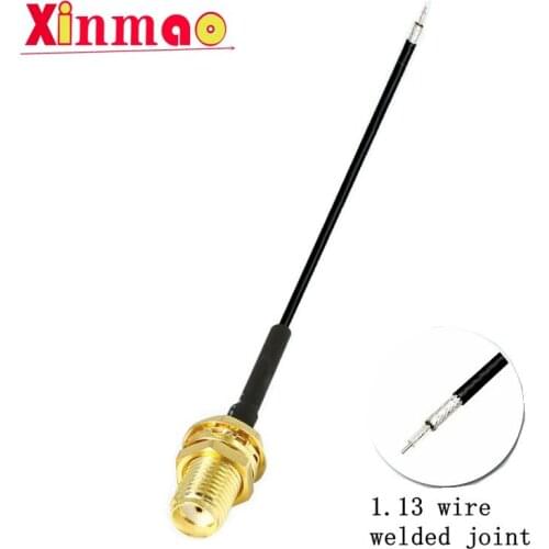 5P SMA External Screw Inner Hole SMA Female Connector 10cm 20cm RG178 Pigtail Cable SMA to 1.13 line welding head WiFi Cable Hot