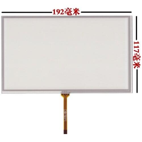 8 inch touch screen 192*117 192*116 mm for HSD080IDW1 - c01 AT080TN64 AT080TN03 handwritten screen