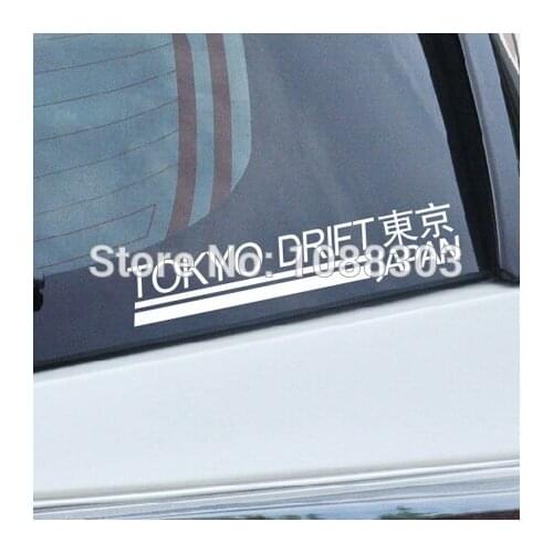 Car Styling 3M TOKYO DRIFT JAPAN JDM Style Car Sticker Decals Motorcycle Helmet Window Laptop Bumpers H3625