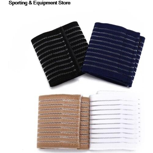 One Piece Cotton Weat band Elastic Sport Bandage Wristband hand Gym Support wrist Support brace Wrap Tennis Fitness Powerlifting