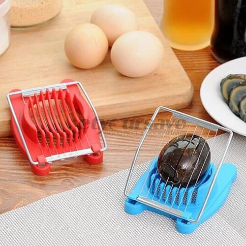 Color Stainless Steel Egg Slicer Various Egg Cutting Convenient And Practical Quick And Easy Cleaning Household Kitchen Tools