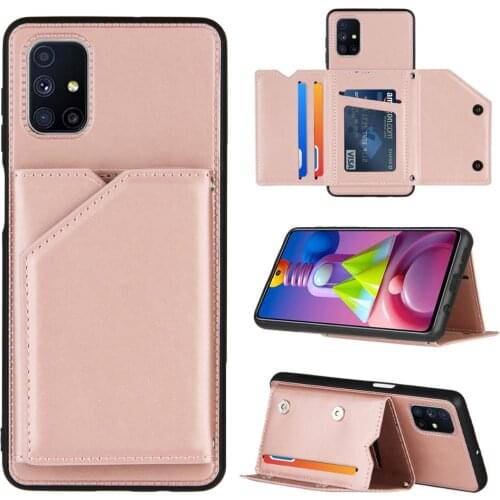 For Samsung Galaxy S20 FE S21 Plus S10 Lite Case Flip Wallet Card Slots Holder Case For Samsung Note 20 Ultra M51 A51 A12 Cover