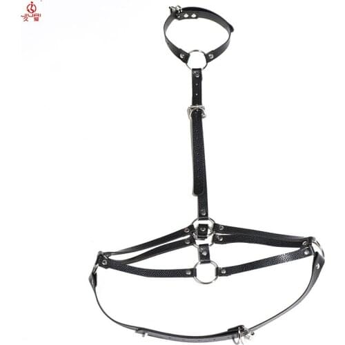 Jiuai Adult Sex Toys Role Playing Products Neck Waist Cuffs SM BDSM Bondage Products For Couples Women