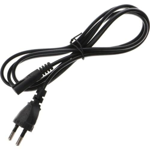 Drop Ship 1.5m Figure 8 Power Cable Cord Euro EU European 2 Pin AC Plug