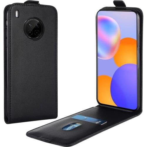 Flip Up and Down Leather Case for Huawei Y9a FRL-22 FRL-23 FRL-L22 6.63'' Vertical Cover for Huawei Y9a Y9A Case Phone Bag