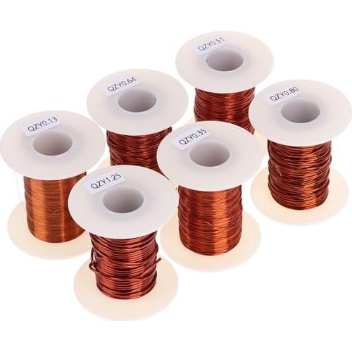 0.13mm to 1.25mm copper wire Magnet Wire Enameled Winding wire Coil Wire 100g