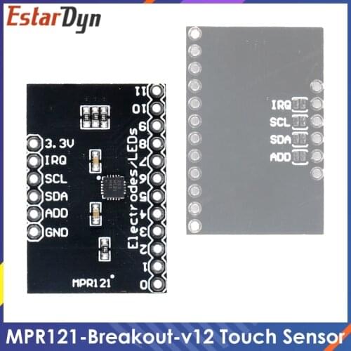 MPR121 Breakout V12 Proximity Capacitive Touch Sensor Controller Keyboard Development Board for Arduino