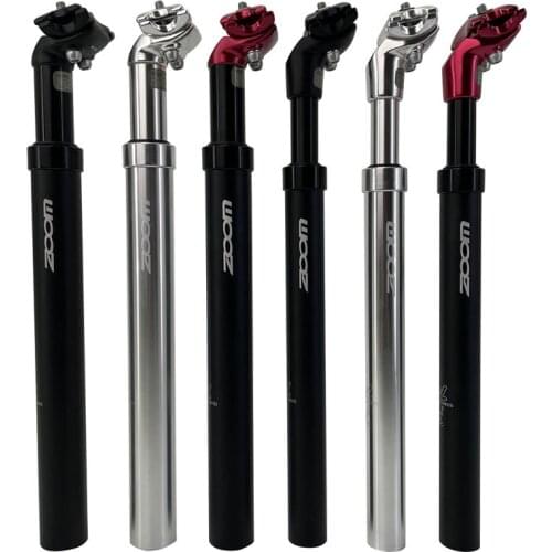 MTB suspension seatpost aluminum alloy mountain bike seat post shock absorber damping Alu bicycle 27.2 31.6 shock tube 350mm