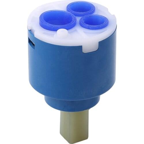 Useful New Ceramic Disc Cartridge Mixer Faucet Thermostatic Cartridge Faucet Disc Valve PP Plastic Ceramic Cartridges For Mixer