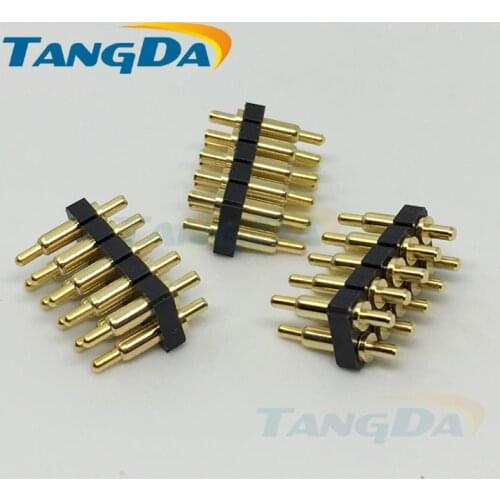 Pitch: 2.5mm 1.2A pogo pin connector 10PIN pogopin 10P 4mm 4.5 5mm 5.5 6mm 6.5 7 8mm 9 10mm DIP test probe current needle AA