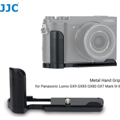 Quick Release L Plate L Bracket Camera Hand Grip for Panasonic Lumix GX9 GX85 GX80 GX7 Mark III II Replaces DMW-HGR2 Camera Grip