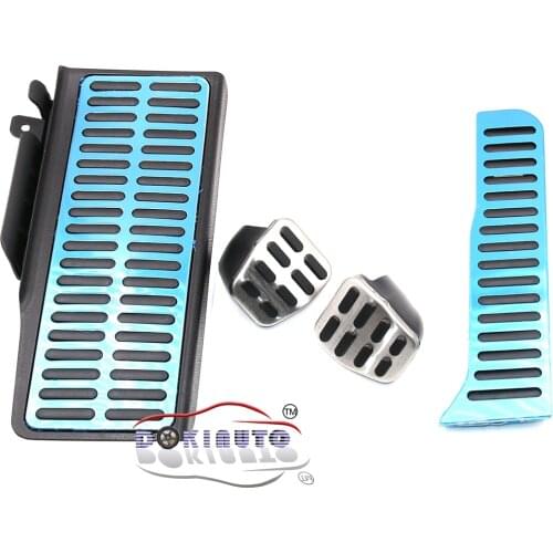 Sport Stainless Steel Automatic AT MT Pedal For VW Passat B6 B7L CC