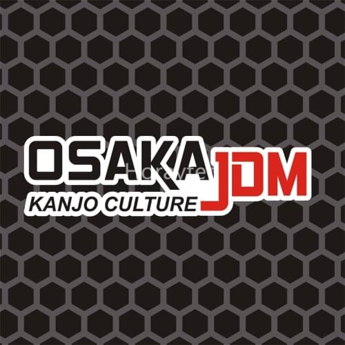 Car Styling Vinyl Stickers for OSAKA JDM Kanjo Culture Vehicle Motorcycle Trucks Vans Auto Window Body