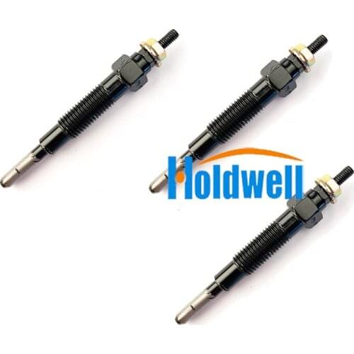 HOLDWELL 3PCS Glow Plug 32A6603102 For Max 25 HST,Max 24 HST,Max 26 Mahindra Tractor