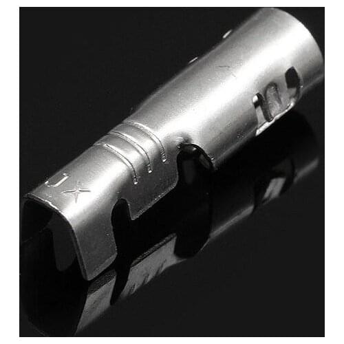 Convenient 100pcs 4mm Motorcycle Bullet Connector Terminal Male & Female + Sheaths