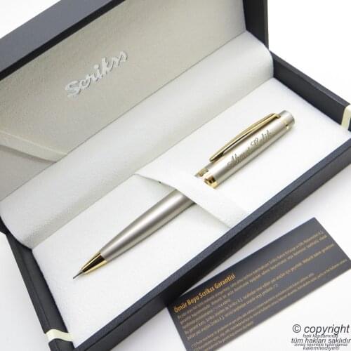 Scrikss 38 Satin Gold Versatil Pen | Scrikss Pen | İsme Special Pen | Gift Pen
