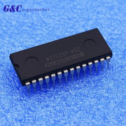 1PCS DIP-28 W27C257-45Z 27C257-45Z 28PINS W27C257 IC NEW diy electronics