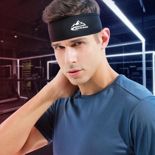 1 Pcs Running Headband High Elastic Absorbent Yoga Hair Bands Quick Dry Breathable Sweat Bands Sports Fitness Gym Head Belt