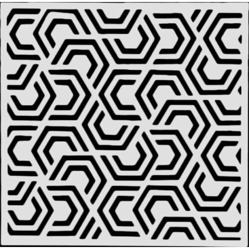 15*15 Abstract Layering Stencils for Diy scrapbook/photo album Decorative Embossing coloring,painting stencil,home decor