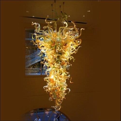 2019 AC Beautiful LED Bulbs Hand Blown Murano Glass Handmade Modern Chandelier