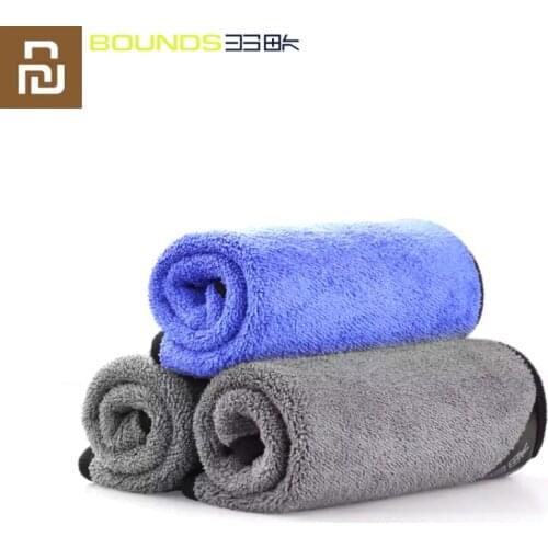 3pcs/lot Youpin Car Wiping Rags Efficient Super Absorbent Microfiber Cleaning Cloth Home Car Washing Cleaning Towels 30*30&60*30