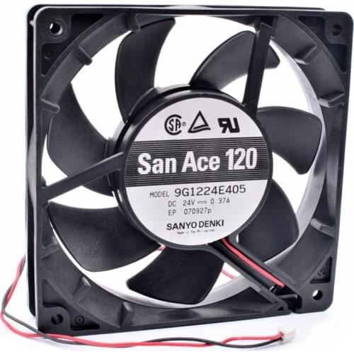 9G1224E405 12025 12cm 120mm fan DC24V 0.37A Inverter high air volume high speed cooling fan
