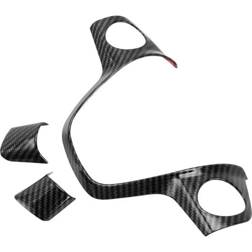 Car styling steering wheel trim cover sticker decoration case For Ford Focus 3 MK3 (2012-2014)/For KUGA 2013-2015