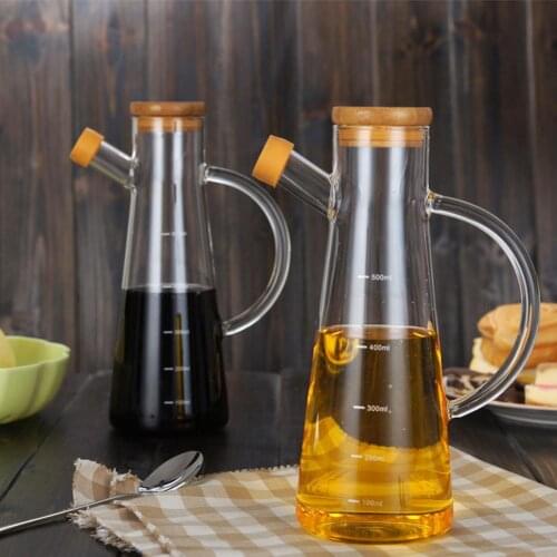 500ml Gravy Boats Cooking Olive Oil Sprayer Dispenser Cruet Oil Bottle Sprayer Can Oil Jar Pot Tool Can for Kitchen Pastry Tools