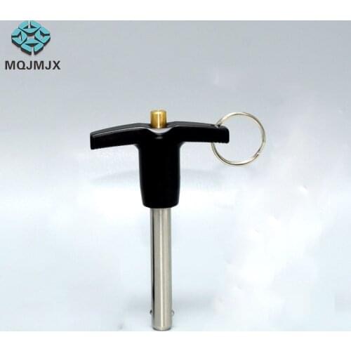 Quick Release Pin with Ring Ball Lock Pins Self-Locking Pins for Boat Pin Dia 20mm Length 50mm/60mm/70mm/80mm/90mm/100mm