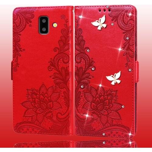 For Samsung Galaxy J6 2018 Case Flip Leather Wallet Case For Funda For Samsung J6 2018 J600F J6 Plus 2018 J610F Case Coque Cover