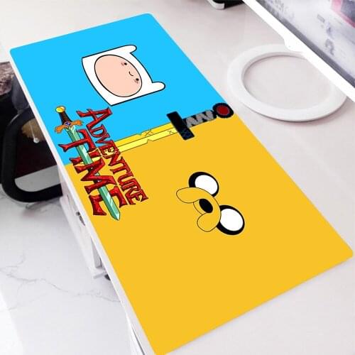 Cheap Gaming Laptop Gamer Adventure Time Desk Anime Mouse Pad Xl Pad on the Table Rubber Full Gamer Pc Keyboards Accessories