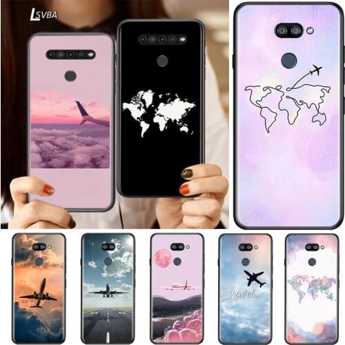 Travel Art Ideas Maps For LG K92 K62 K52 K42 K31 K22 K71 K61 K51S K41S K30 K20 G8 G8S G8X ThinQ Silicone Phone Case