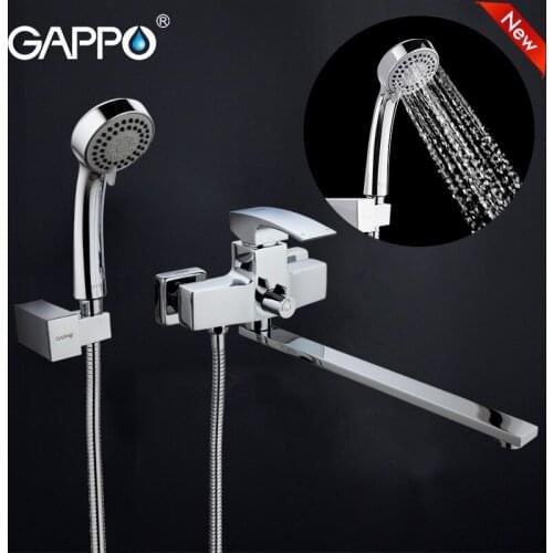 GAPPO Waterfal bathtub sink faucet mixer bathroom shower Faucet Wall bathtub taps basin sink mixer Bath Shower set tap GA2207