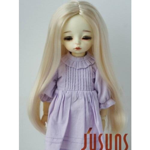 JD016 1/12 1/8 BJD doll wigs Fashion Parting line long curly wig size 3-4 inch 4-5inch 5-6inch Synthetic mohair doll wigs