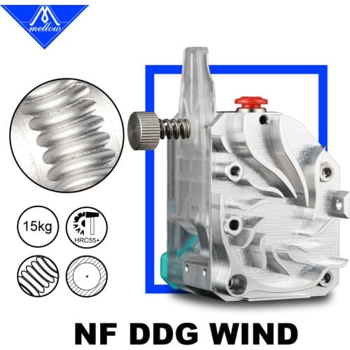 Mellow Left NF-BMG-WIND Bimetal V6 Dual Drive BMG Extruder For Ender 3 Reprap Mk8 I3 ANET 3D Printer Parts