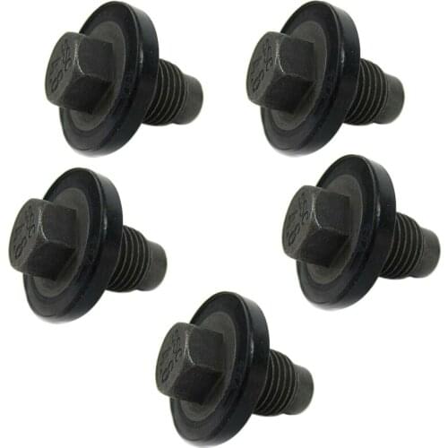 Lot of 5 for Dodge Chrysler Jeep Oil Pan Drain Plug Screw Bolt 06507741AA